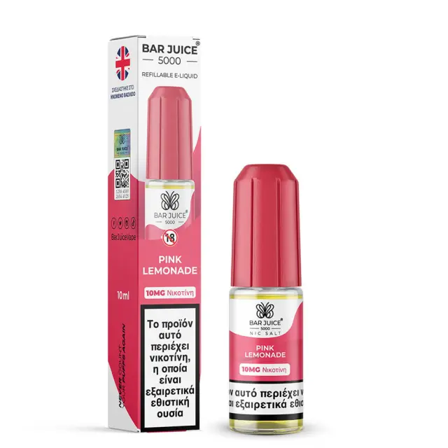 Bar Juice 5000 Pink Lemonade 10ml 10mg Nic Salts