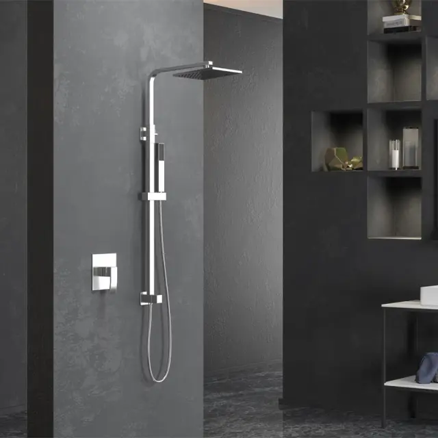 Κολώνα σταθερού ντους KATIA C6634B CHROME