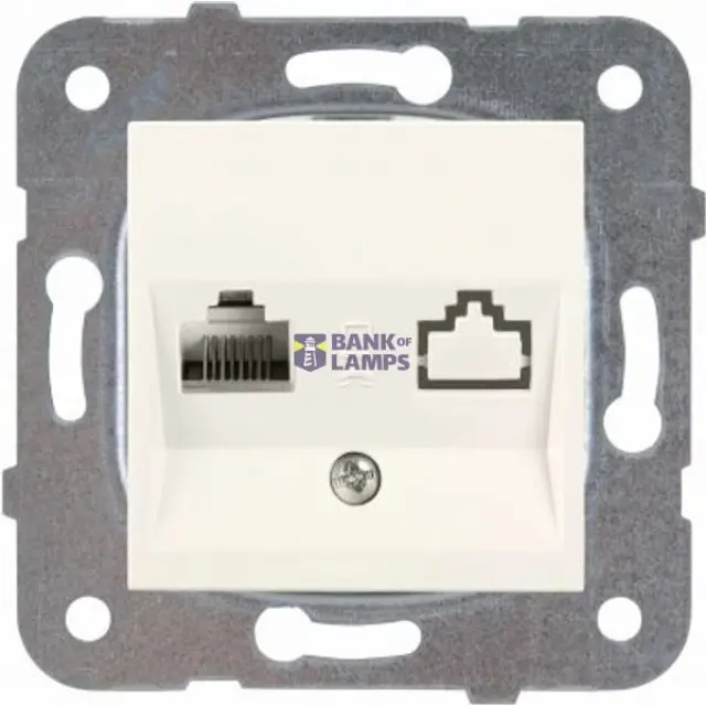 Karre-Meridian Beige One Gang Data Socket (CAT5)