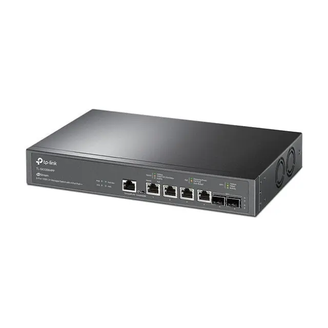 Tp-Link Managed Switch L2 PoE++ Omada 4Ports (1Gbps) 2Ports SFP (SG3206HPP) 3