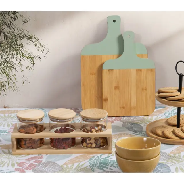 Nef-Nef Homeware Βάζο Με Καπάκι 3 τεμ. Fonten -10,3 8x9,2 Διάφανο 2
