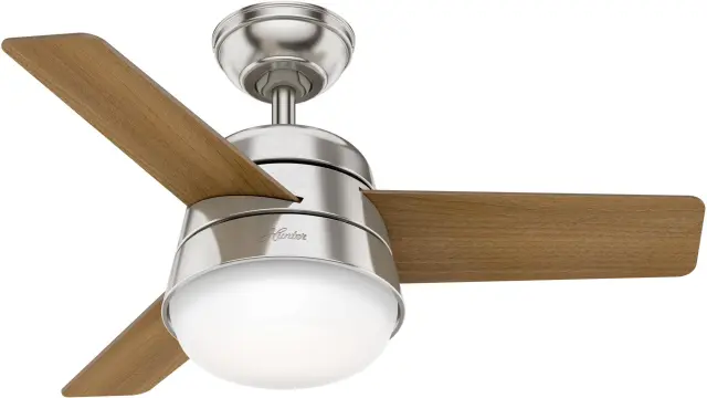 Hunter Finley 91 Brushed Nickel - Ανεμιστήρας Οροφής με Φωτιστικό 2