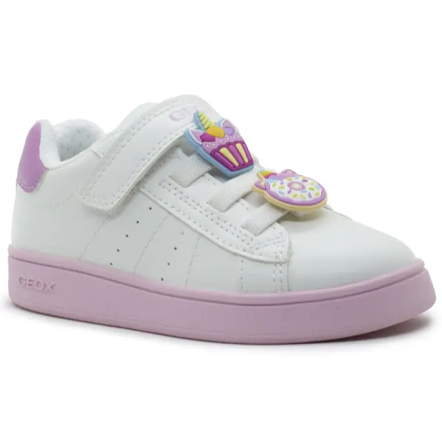 Sneakers Geox Λευκά με Charms J65LRF 000BC C1364 - 26 2
