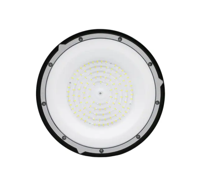 LED ΚΑΜΠΑΝΑ ΑΛΟΥΜΙΝΙΟΥ UFO 100W 230V 6200K ΜΑΥΡΗ