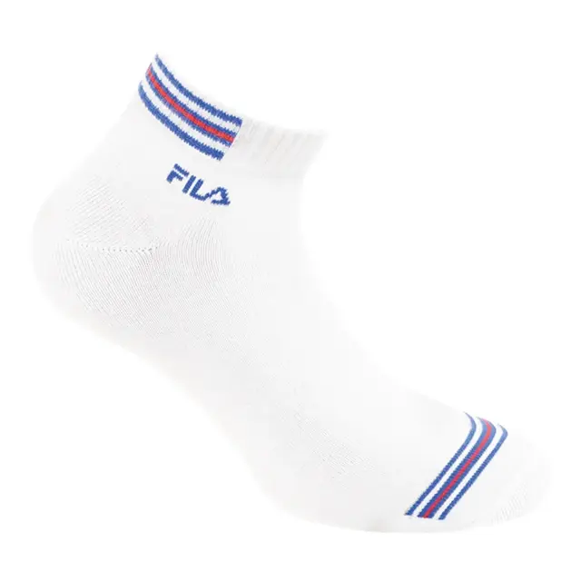 FILA Ανδρικές Κάλτσες Σοσόνια Quarter - 3 Ζεύγη, Χρώμα Μπλε-Ιβουάρ-Λευκό 2