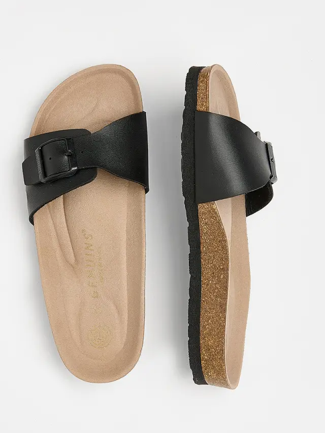 Genuins Παντόφλες Unisex Άλλα Υλικά Μαύρο GEN/TORONTO BLACK 3