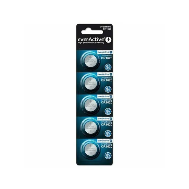 EverActive Lithium Batteries Mini CR1620 Blister 5pcs (CR16205BL)