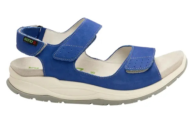 Mephisto/Sano Πέδιλα Γυναικείο δέρμα Nubuck Μπλέ SAN/SELENA BLUE ELECTRIC - 36 3