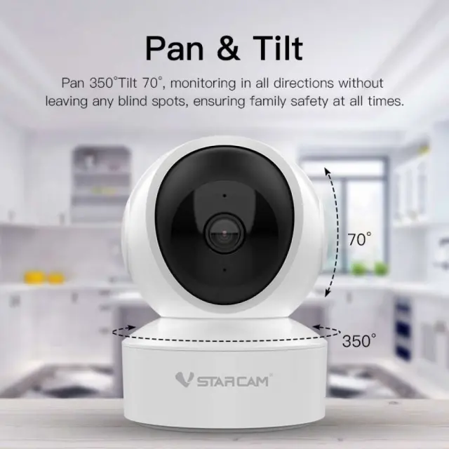 Vstarcam IP κάμερα παρακολούθησης Wi-Fi Full HD+ με αμφίδρομη επικοινωνία CS49