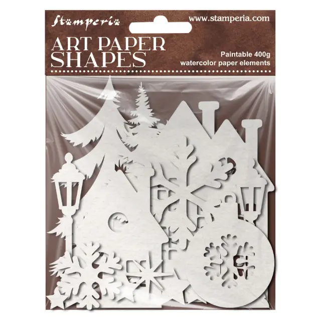 Σχέδια Laser Cut από χαρτόνι Stamperia, Christmas 2