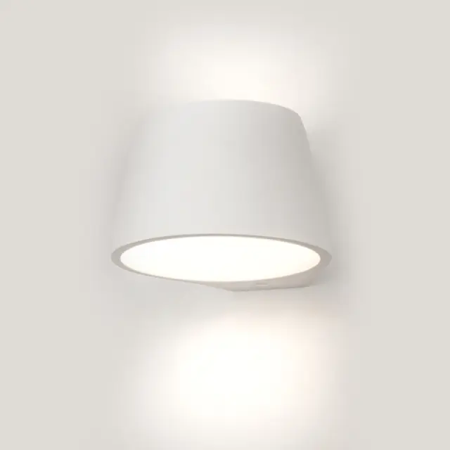 InLight Επιτοίχιο φωτιστικό λευκό από γύψο 1XE14 D:15,5cm (43375) 3