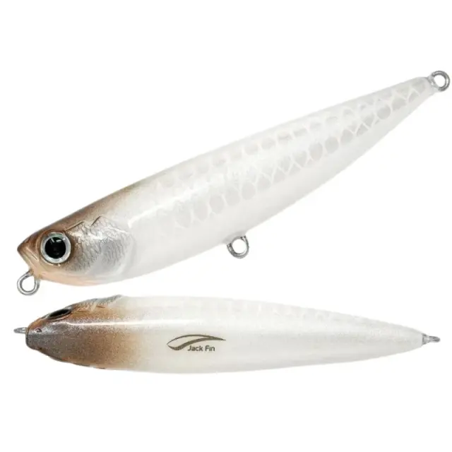Jack Fin Salty Dog 85mm 13gr WTD Τεχνητό Επιφάνειας Floating White