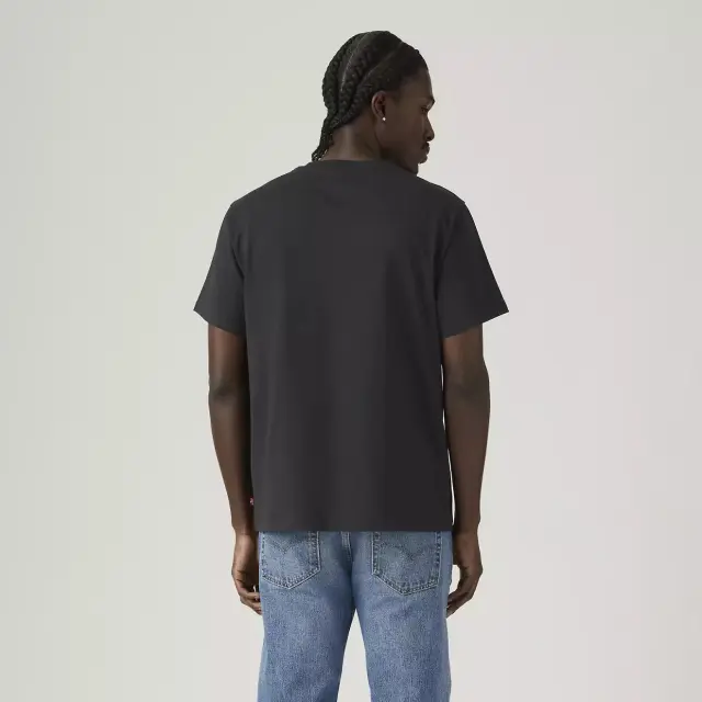 Ss Relaxed Fit Tee Blacks JET BLACK 3