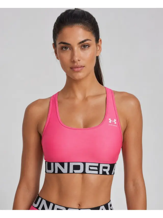 Under Armour Γυναικείο Μπουστάκι Αθλητικό Ροζ - XS 2