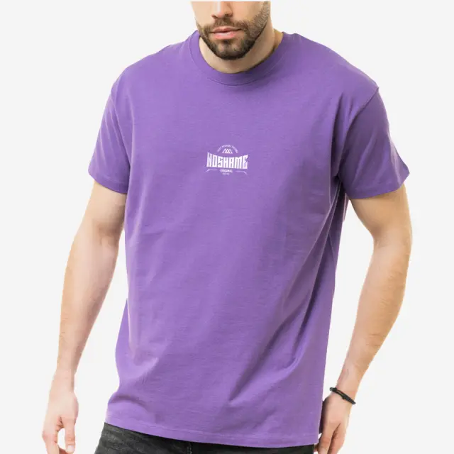 T-shirt Noshame® Μώβ με τύπωμα Noshame Original - 122542 - XXL