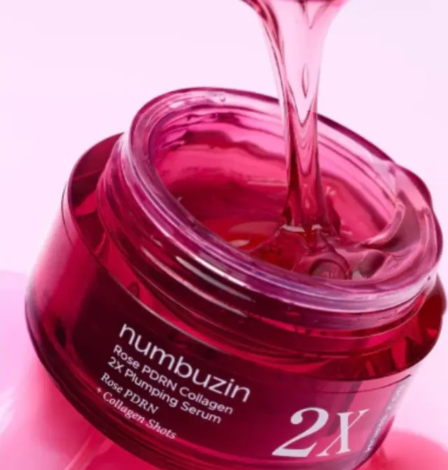 Numbuzin No.2 Rose Pdrn Collagen 2x Plumping Serum - Ορός για Σύσφιξη με κολλαγόνο και Pdrn 30ml 3