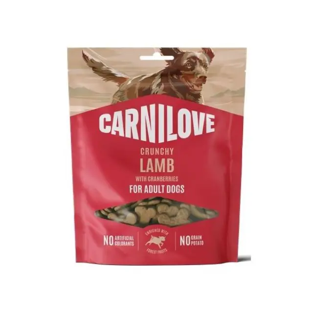 Carnilove Crunchy Snack Σκύλου Lamb with Cranberries 200gr Μονόχρωμο