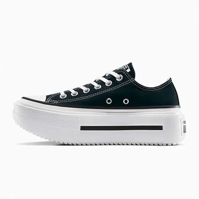 Converse Women's Chuck Taylor All Star OX Lift Double Stack Μαύρο - Άσπρο A15490C (Converse) 2