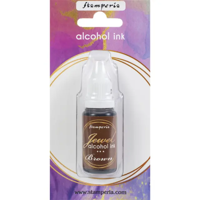 Μελάνι Οινοπνεύματος Stamperia Jewel Alcohol Ink 18ml - Brown
