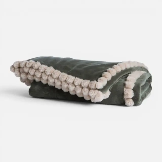 Κουβερτάκι Καναπέ Pompozia 130x180 Nef Nef Homeware, 100% ΠΟΛΥΕΣΤΕΡΑΣ - GREEN (040946)