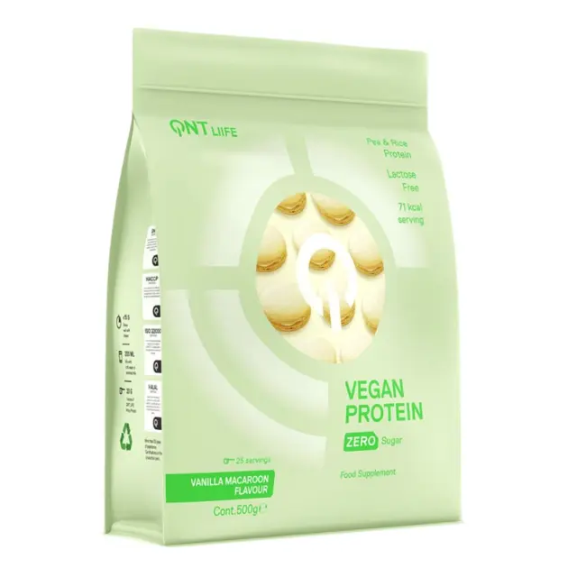 QNT Vegan Protein Vanilla Macaroon, 500g