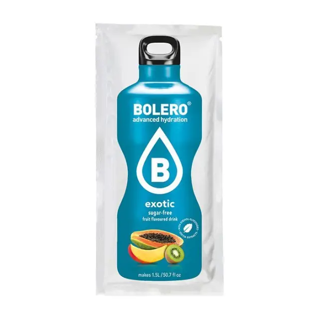 BOLERO Εξωτικά Φρούτα - Χυμός σε σκόνη για 1,5L (σακουλάκι 9γρ)