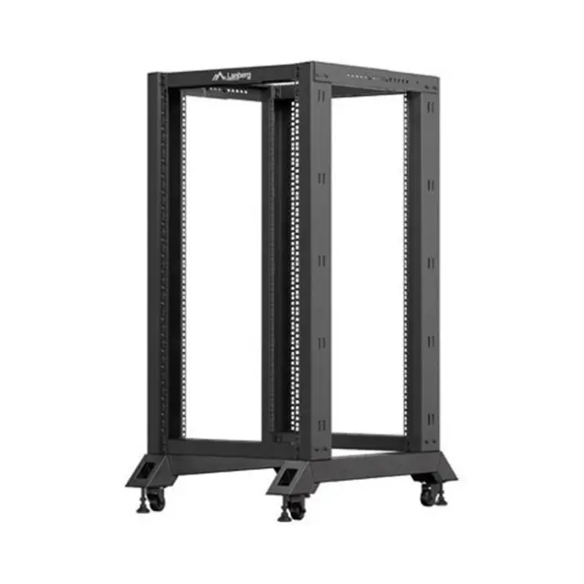 Lanberg Open Rack 19" 22U 600X800 Black V2 (OR01-6822-B) 2