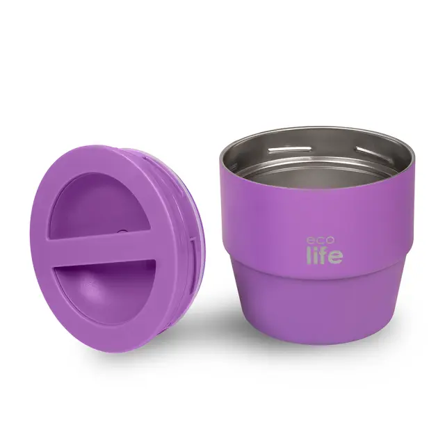 Ecolife Στρογγυλό Θερμός Φαγητού 750ml Μωβ / 33-BO-9064 (Ecolife) 3