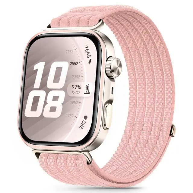 Tech-Protect® Nylon Λουράκι για Huawei Watch Fit 3/4/4 Pro/5/5 Pro - Pink
