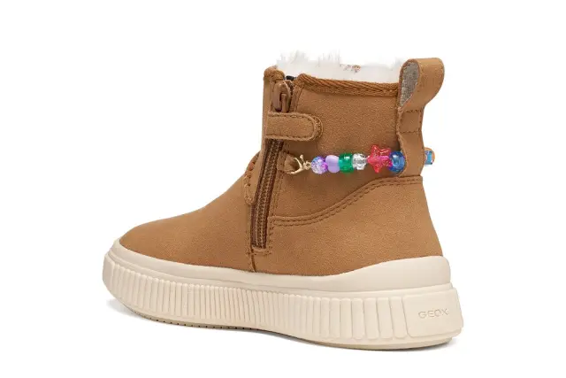 Παιδικό Παπούτσι για Κορίτσι Geox J Laquinny Girl Brown (Μεγέθη 28-36) ΜΠΛΕ 3