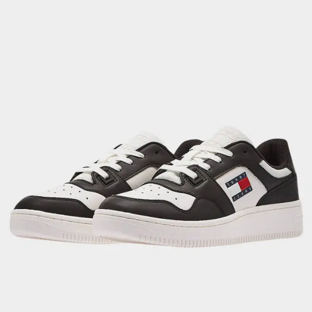 Tommy Hilfiger - Γυναικεία Sneakers Retro Basket EN0EN02505-0GS Μαύρo/Λευκό - 41 2