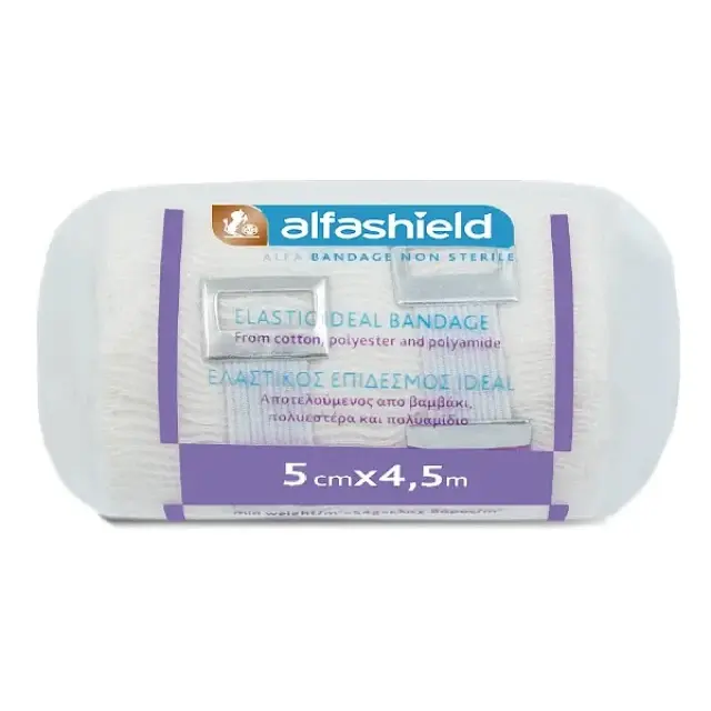 ALFASHIELD 5cm x 4.5m, ΕΛΑΣΤΙΚΟΣ ΕΠΙΔΕΣΜΟΣ