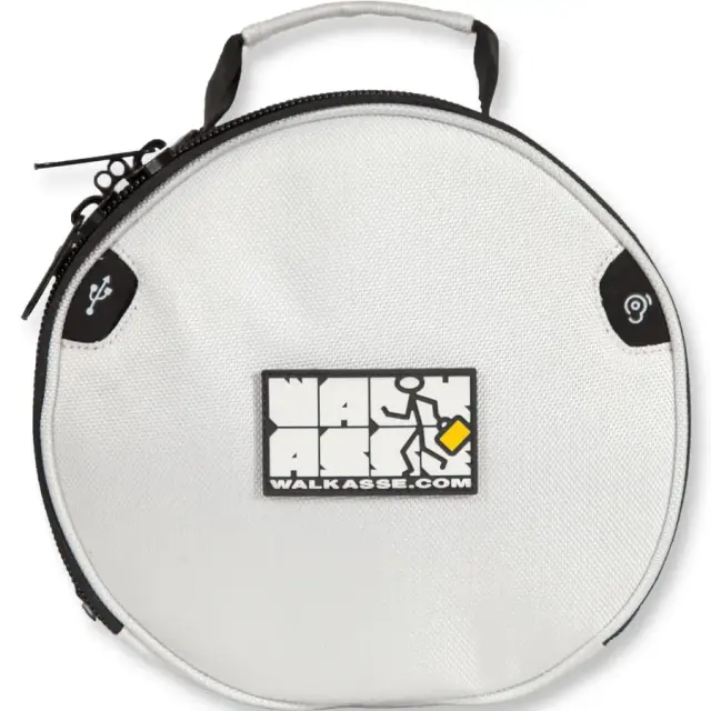 WALKASSE W-HEADPHONES-WHITE DJ Style Headphones bag, white. 3