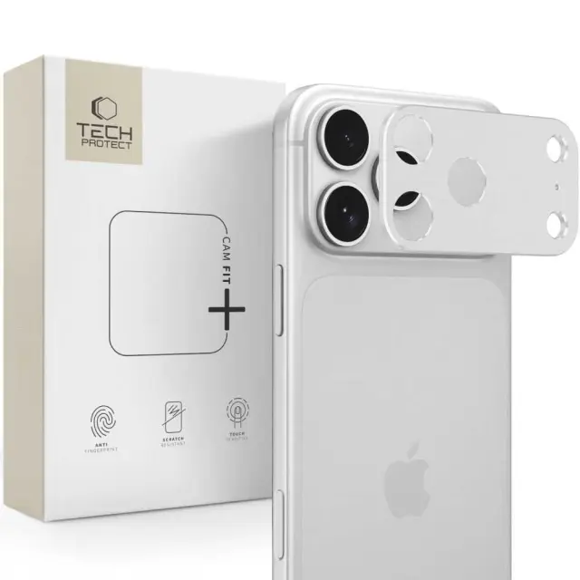 Tech-protect Camalloy Fit+ iPhone 18 Pro Silver 2