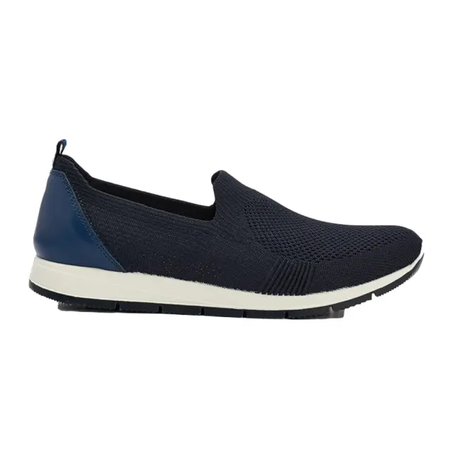 Imac Μοκασίνια-Loafers Γυναικείο ύφασμα flyknit Μπλέ IMA/707210 BLU