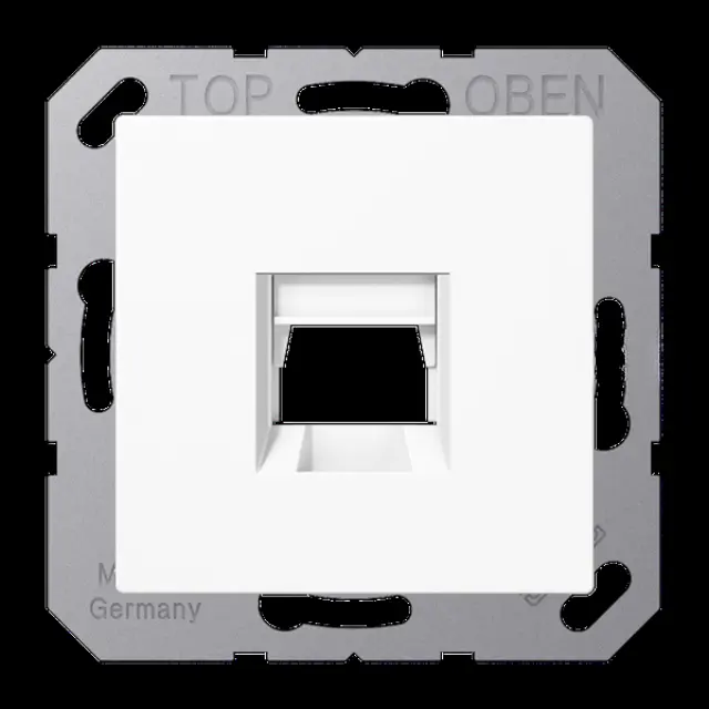 Centre plate for MJ f. 1 socket A1569-1WEWW