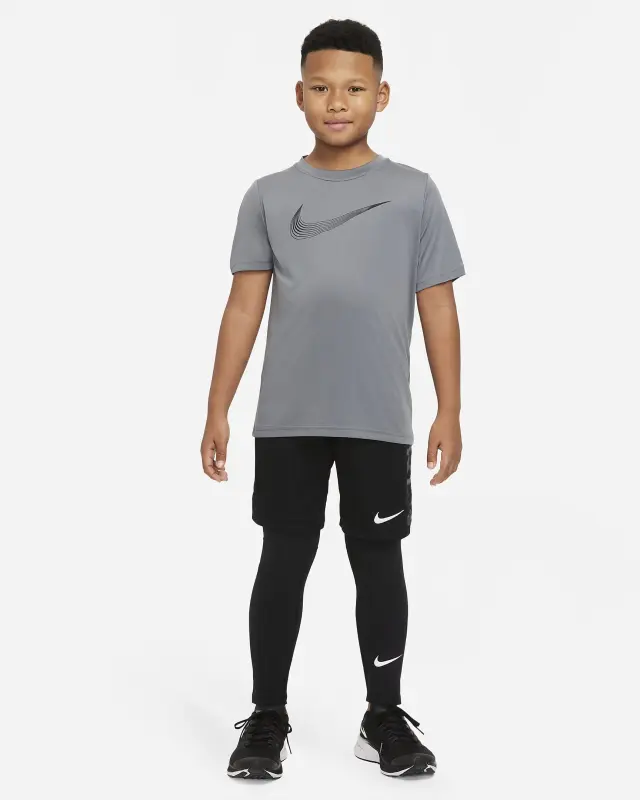 Nike Pro Dri-FIT Παιδικό Κολάν Αθλητικό Μακρύ DM8530-010 Μαύρο - XL-160cm 2