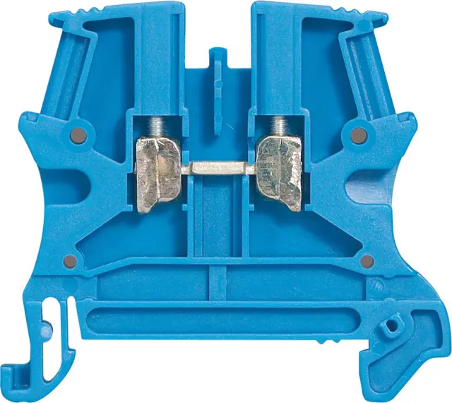 Terminal block Viking 3 - screw - 1 connect - 1 entry/1 outlet - pitch 5 - blue