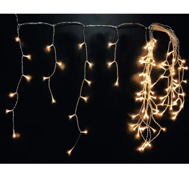 100 LED ΓΙΡΛΑΝΤΑ ΠΡΟΓΡΑΜ+ΣΤΑΘΕΡΑ ΔΙΑΦΑΝ. ΚΑΛΩΔΙΟ ΘΕΡΜΑ IP44