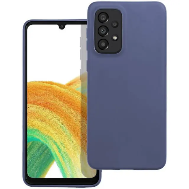 MATT Back Cover Σιλικόνης Μπλε (Galaxy A53)