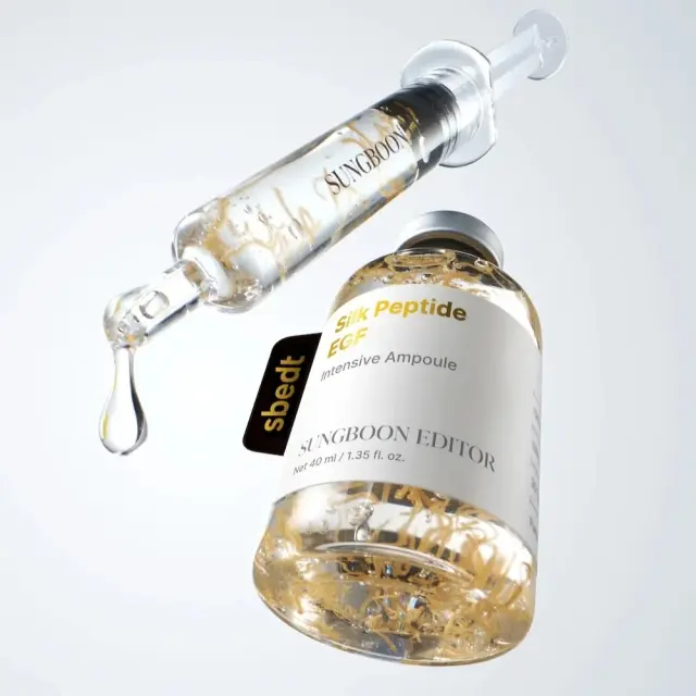 SUNGBOON EDITOR Silk Peptide EGF Intensive Ampoule Αντιγηραντική Αμπούλα με Κολλαγόνο & Πεπτίδια, 40ml 2