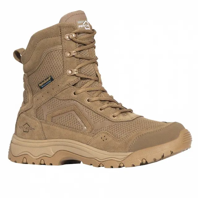 Pentagon Scorpion V2 Suede 8" Boots-Άρβυλο Αδιάβροχο για Υπηρεσιακή-Τακτική Χρήση - 03-Coyote-Καφέ