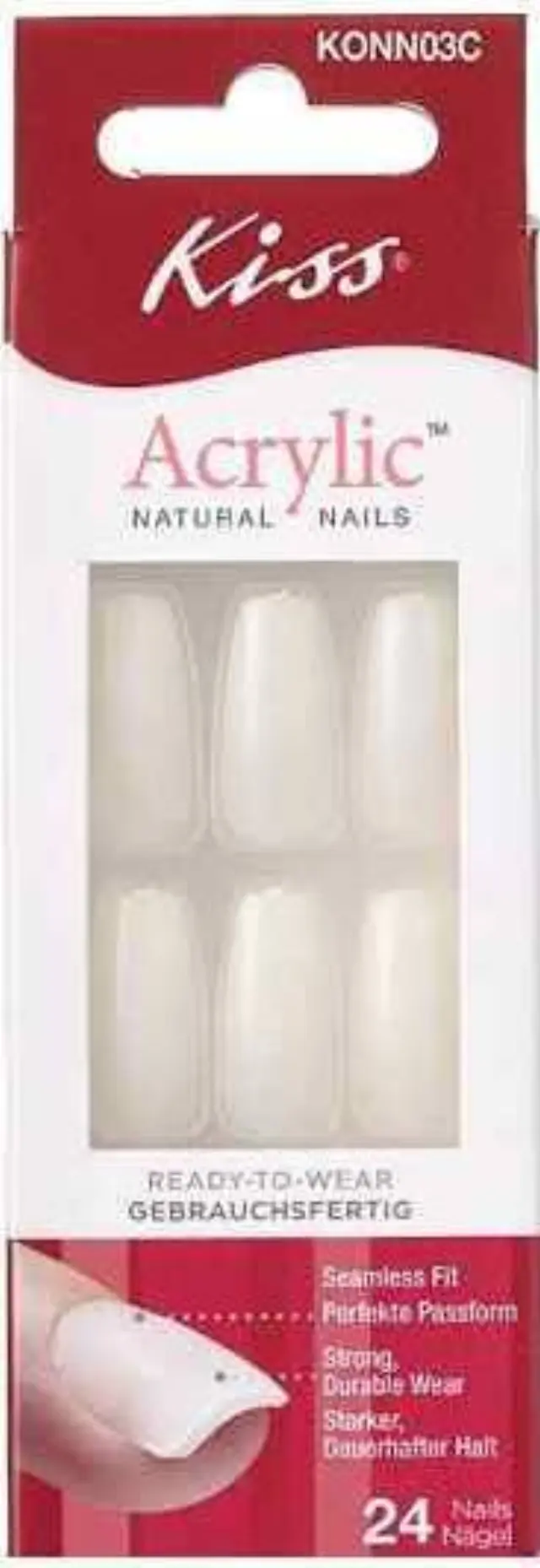 Kiss Natural Nails Born With It Ψεύτικα Νύχια 28 Τεμάχια - Born With It
