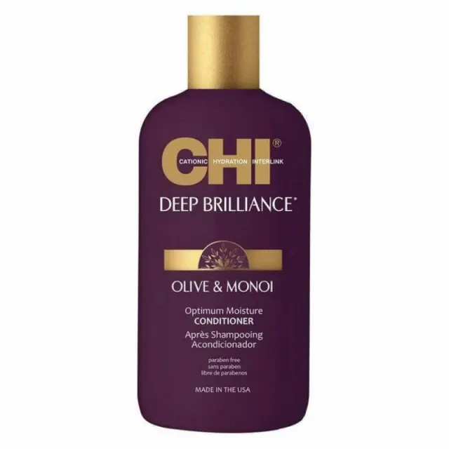 CHI Deep Brilliance Olive & Monoi Optimum Moisture Conditioner conditioner to moisturize hair 355 ml