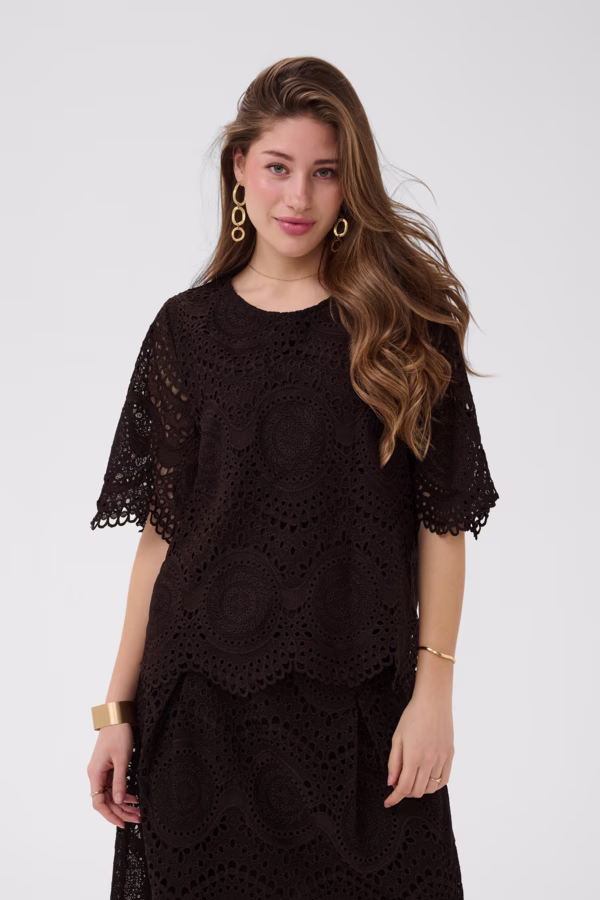 Cream CRDela Knit Γυναικεία Πλεκτή Γαλάζια Μπλούζα Γαλάζιο - M