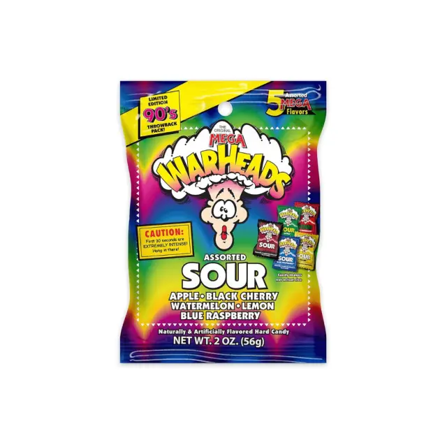 Warheads Extreme Sour Hard Candy 56gr