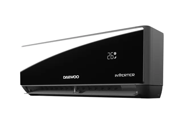 Κλιματιστικό Inverter Daewoo Pro DAC-12PROBK - 12000 Btu, Εξελιγμένα Φίλτρα με Αποστείρωση, Ροή Αέρα 4ων Κατευθύνσεων - Wi-Fi - Eνεργειακή Kλάση A++/A+++DAC-12PROBK - 27.5x79x19.2cm 2