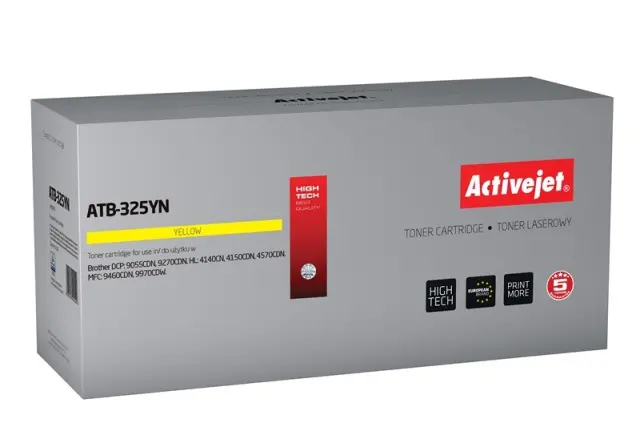 Activejet ATB-325YN toner (replacement for Brother TN-325Y Supreme 3500 pages yellow)