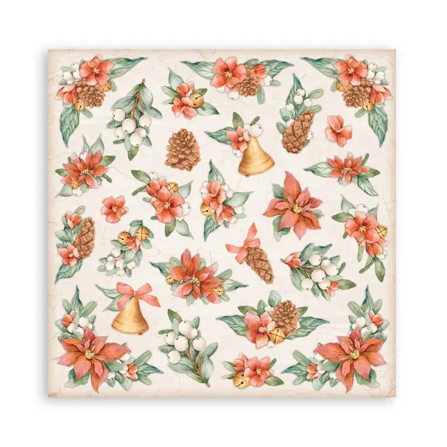 Χαρτιά scrapbooking 10τεμ, 30.5×30.5cm Stamperia, All Around Christmas 2