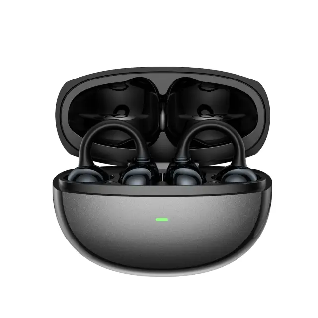 Wiwu Ai306 Open Ear Bluetooth Handsfree Ακουστικά με Θήκη Φόρτισης Μαύρα 2